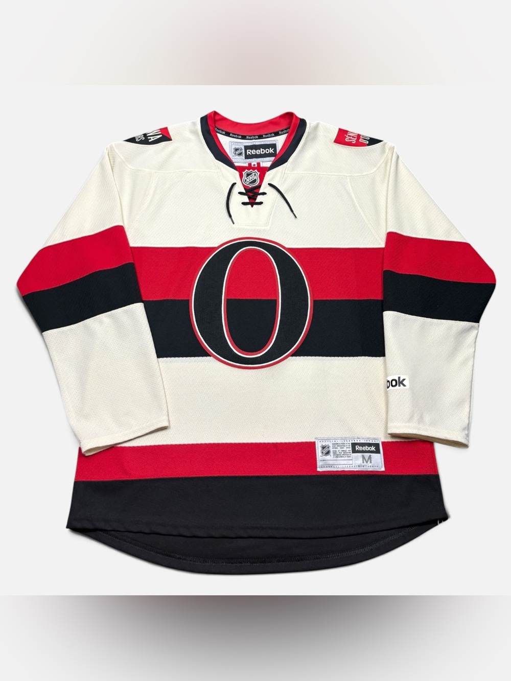Ottawa Senators Heritage Alternate Third Reebok NHL Hockey Jersey Men’s Medium